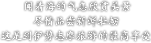 美味しい浦村牡蠣を鳥羽の綺麗な海で、丁寧に丹精込めて育てています。
